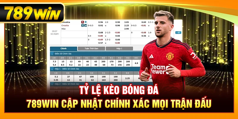 Tỷ Lệ Kèo Bóng Đá – 789WIN Cập Nhật Chính Xác Mọi Trận Đấu