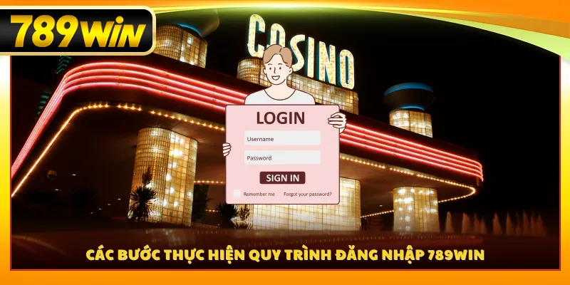 Các bước thực hiện quy trình đăng nhập 789WIN